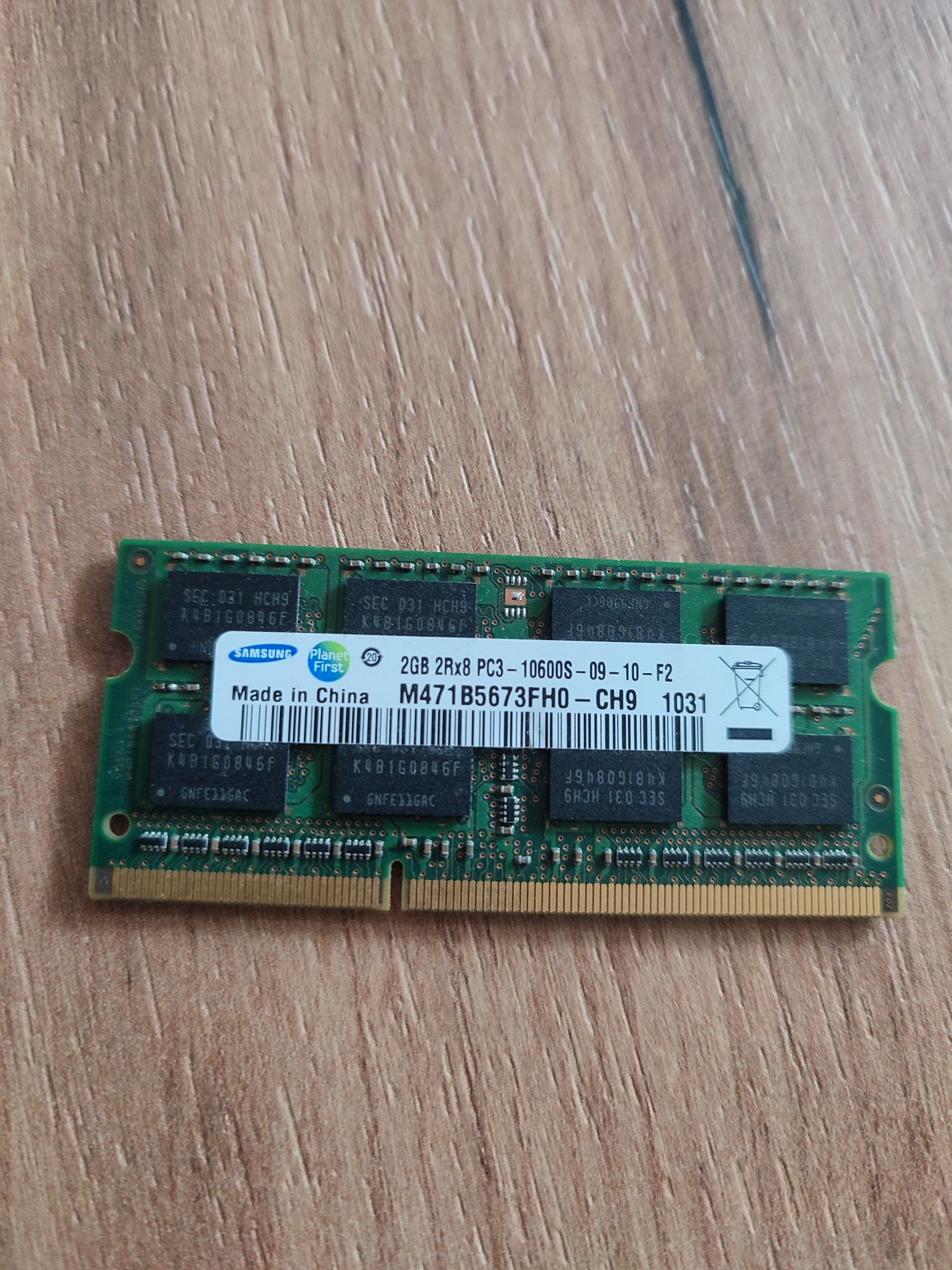 Pamięć RAM DDR3 2gb do laptopa