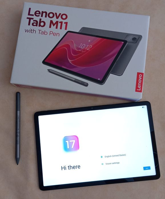 Tablet Lenovo Tab M11 com caneta