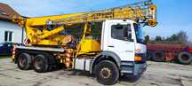Dźwig Żuraw DST 0185 - 18 ton - Podwozie Mercedes Atego