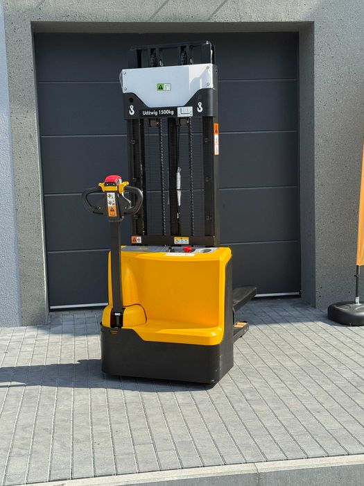 Wózek paletowy podnośnikowy elektryczny sztaplarka 1500kg 300cm NOWY
