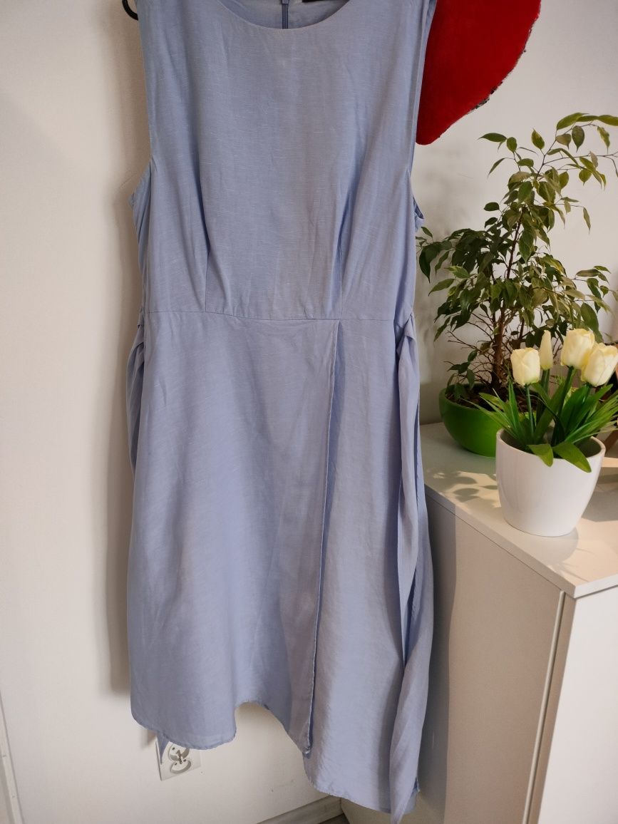 Jasno niebieska sukienka XL/42