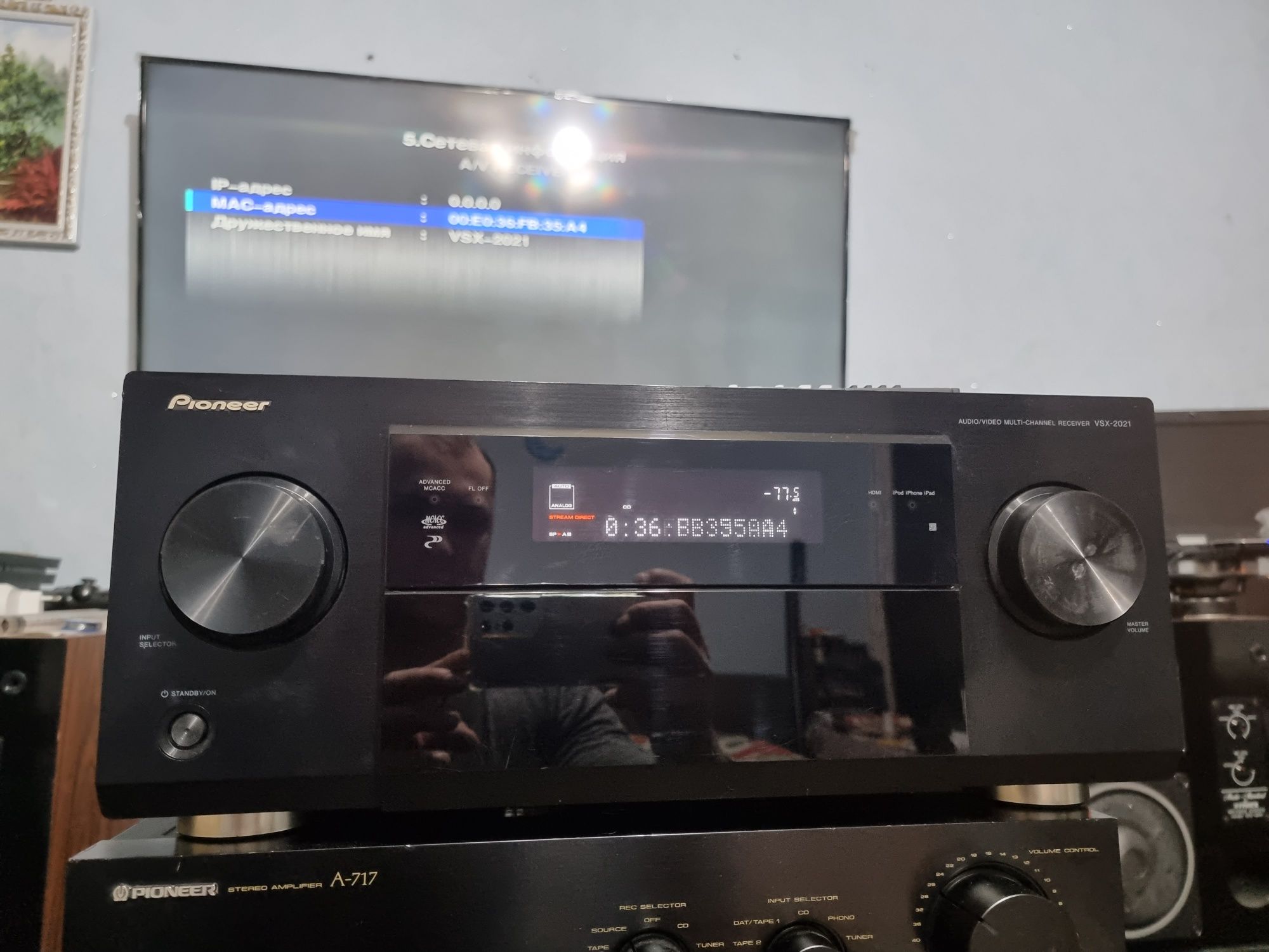 ТОП модель ресивер Pioneer VSX-2021 ритейл 1800$ USB HDMI ACR Internet