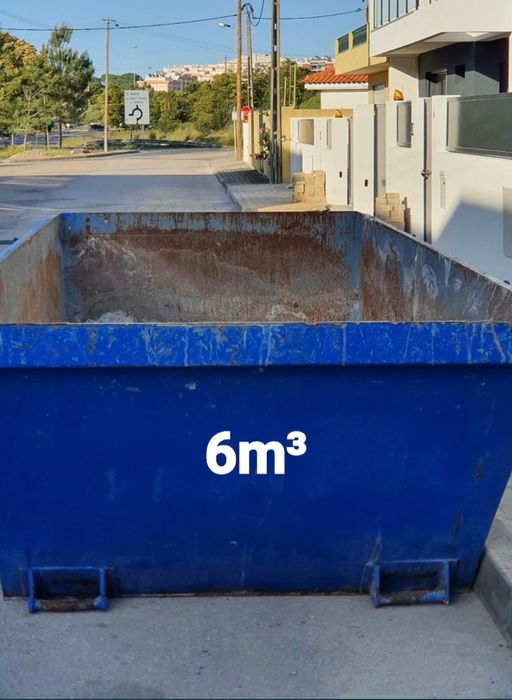 TRÓIA e MELIDES contentores recolha de todo o tipo de entulho de obras