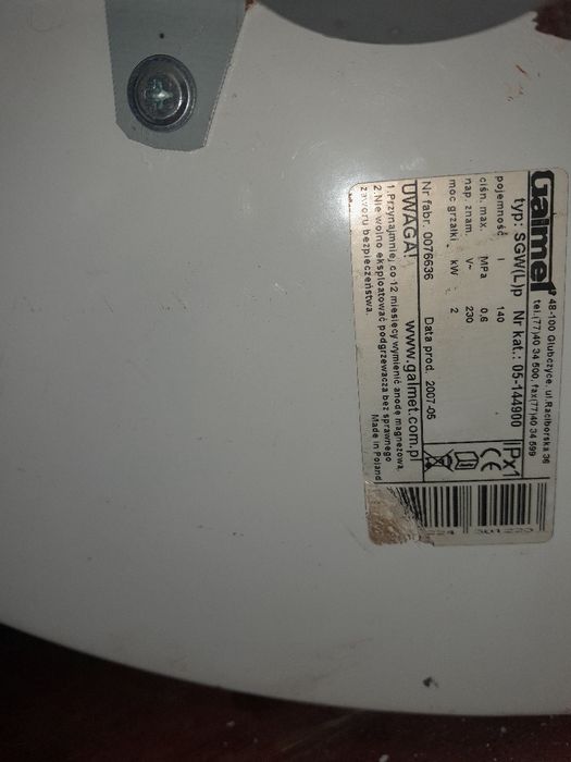 Bojler galmet 140l.