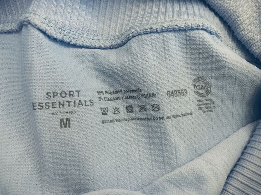 TCM by Tchibo sportowe błękitne legginsy r. M getry jak nowe, Push Up