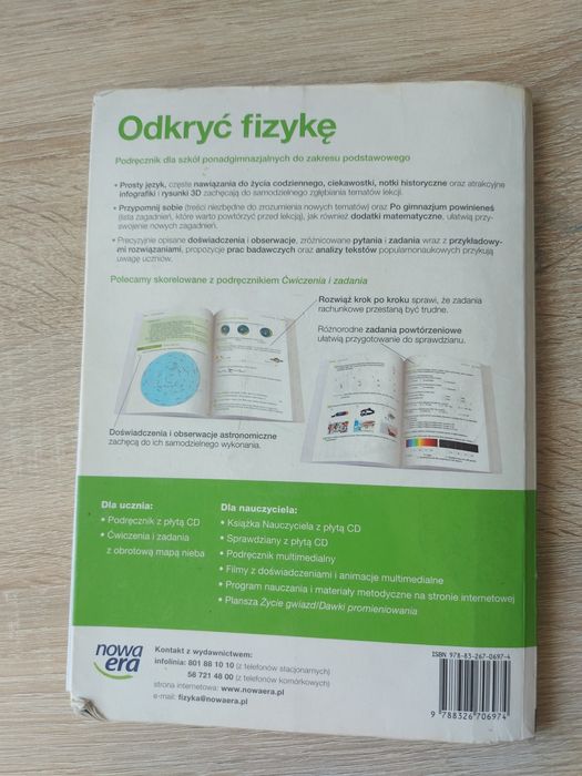 Podręcznik ,,Odkryć fizykę''