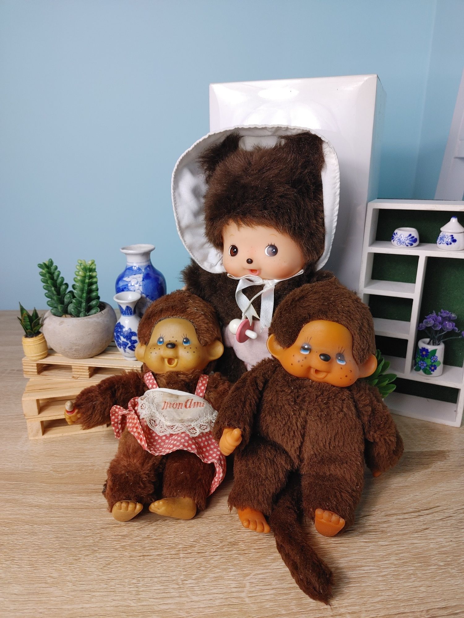 Stara maskotka przytulanka małpka Monchhichi monchichi