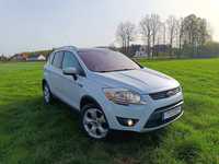 Ford Kuga 4x4,Bogate wyposażenie, Biała Perła, Skóra,Keyless go,rej PL,Duże navi