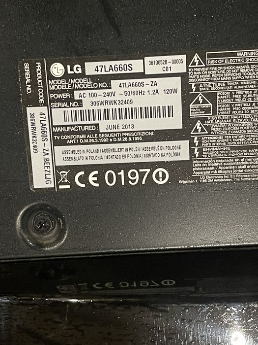 Телевізор LG 47LA660S – 47 дюймів Smart TV