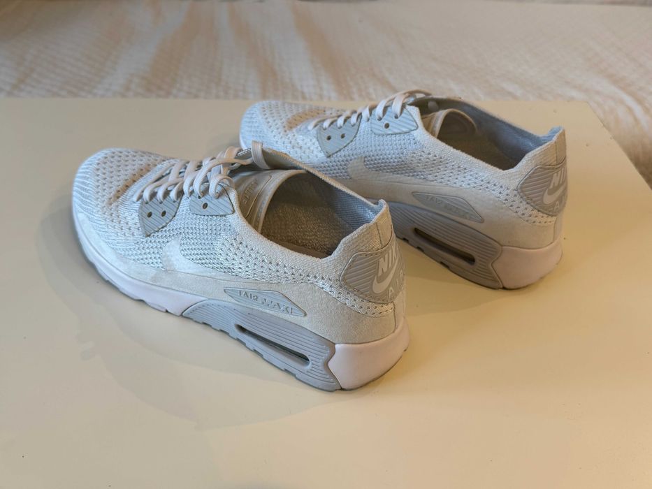 Nike Buty Air Max 90 Ultra 2.0 Flyknit białe