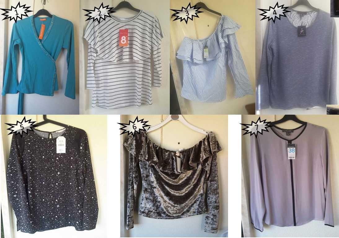 Blusas Lefties/Primark/H&M (NOVAS, com etiqueta!) - Entre 5 e 15€!