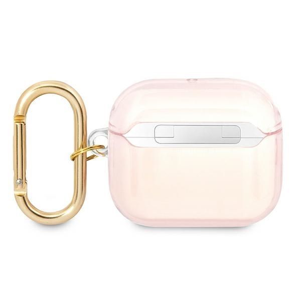 Guess  Gua3Hhtsp Airpods 3 Cover Różowy/Pink Strap Collection