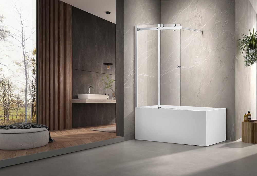 Vidro / Porta / Resguardo / Frontal de banheira