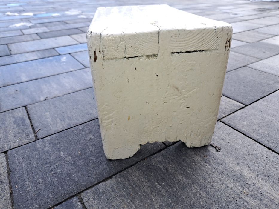 Stary taboret drewno