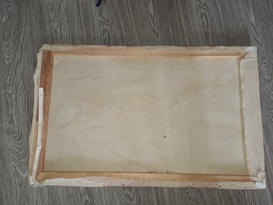 Картина холст Девушка художница 50на80см