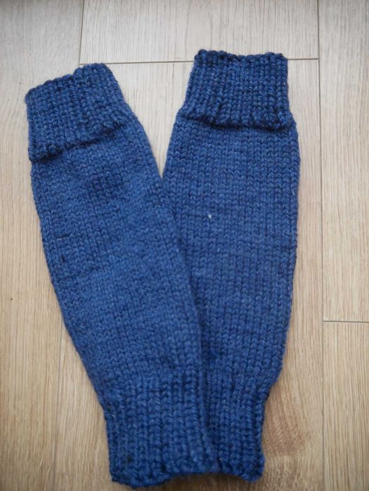 Wełniane getry, ocieplacze, wełna 100%, handmade