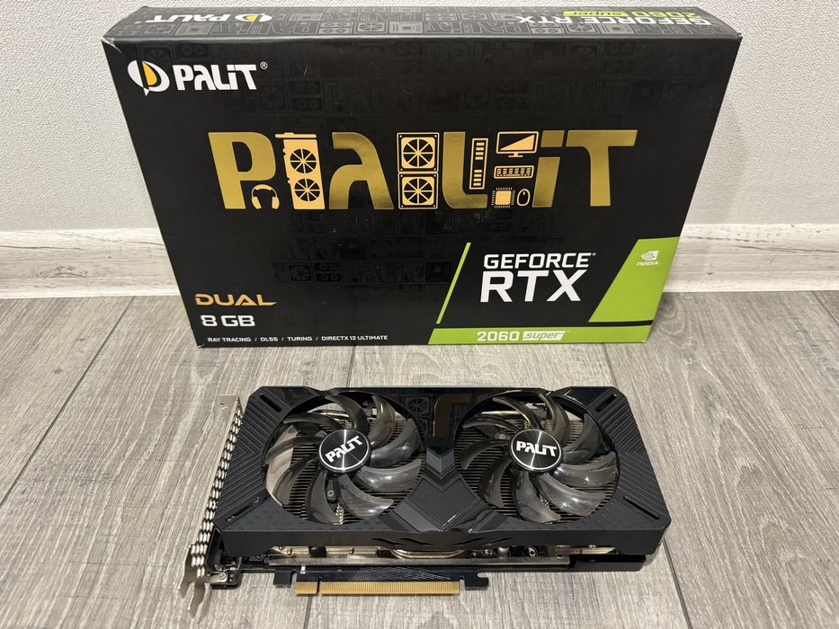 Palit Dual RTX2060SUPER. Повний комплект. Тести. Гарний стан.