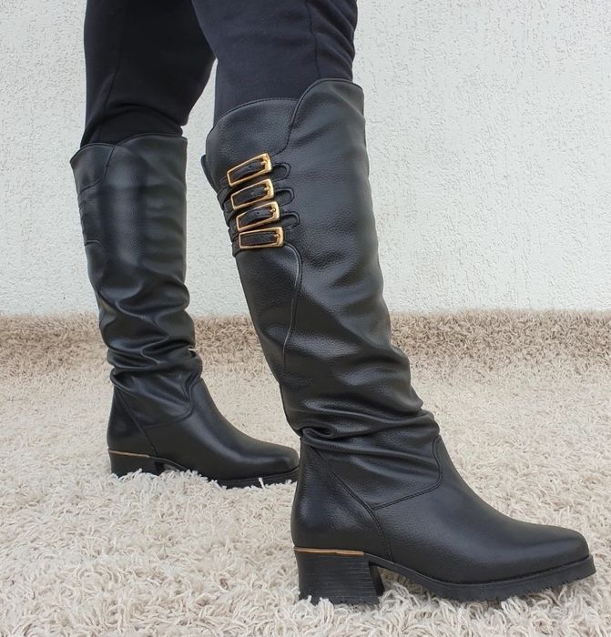 Kozaki zimowe przed kolano