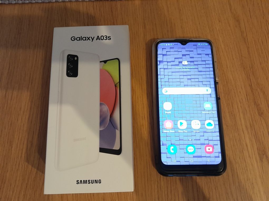 Samsung Galaxxy A03s biały- jak nowy