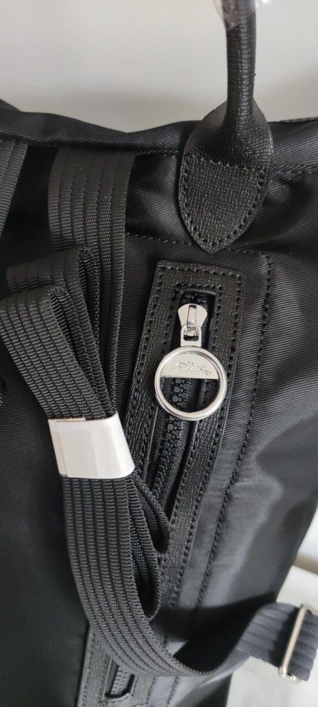 Czarny plecak LONGCHAMP Nowy