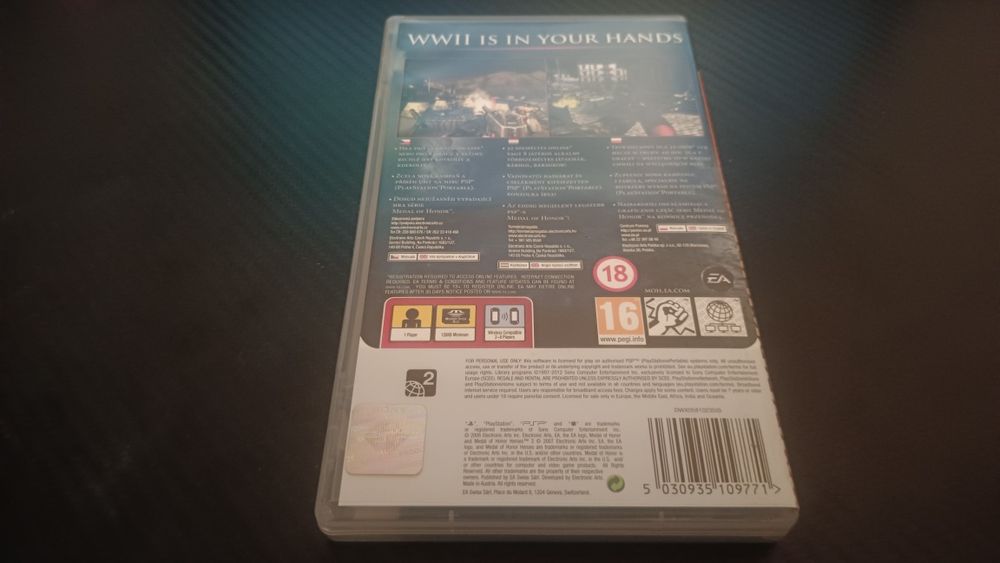 Medal Of Honor Heroes 2 Eng Polskie wydanie PSP
