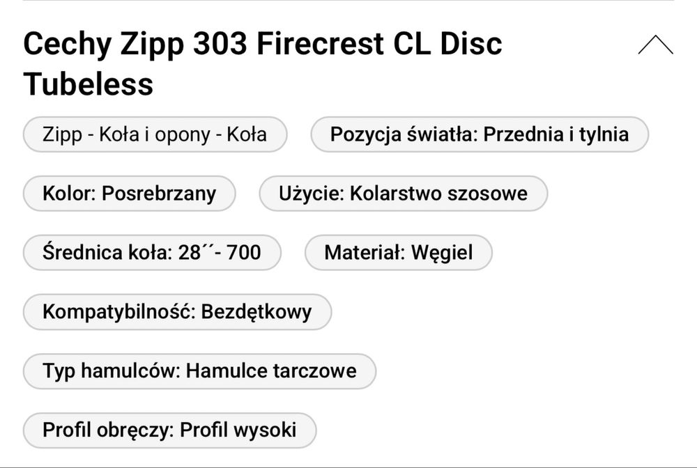 Zipp 303 Firecrest CL Disc Tubeless Zestaw kót szosowych