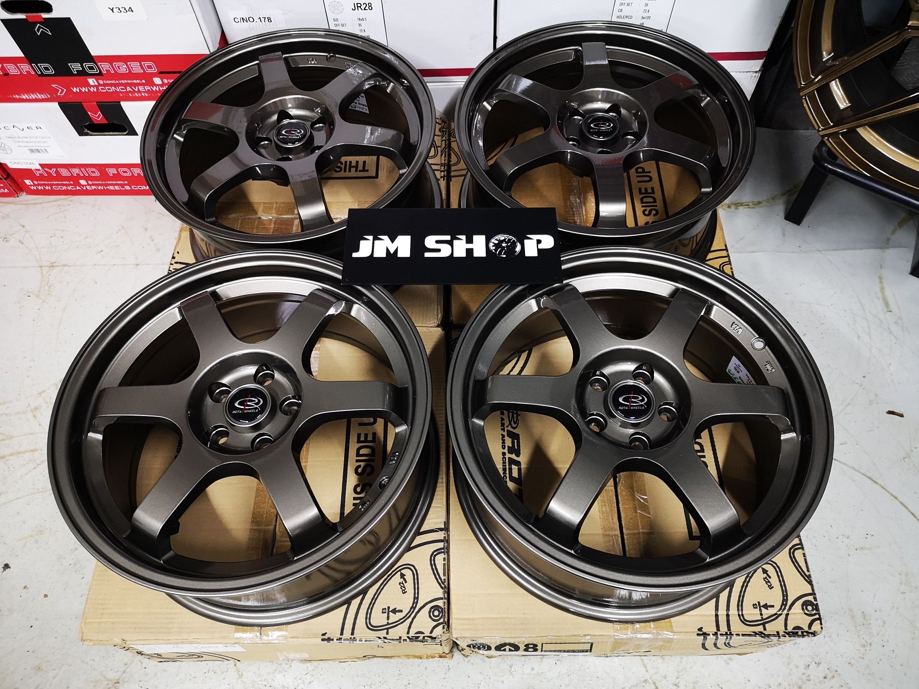 Felgi Rota Grid 17" 18" 5x100 Bronze Subaru BRZ Impreza