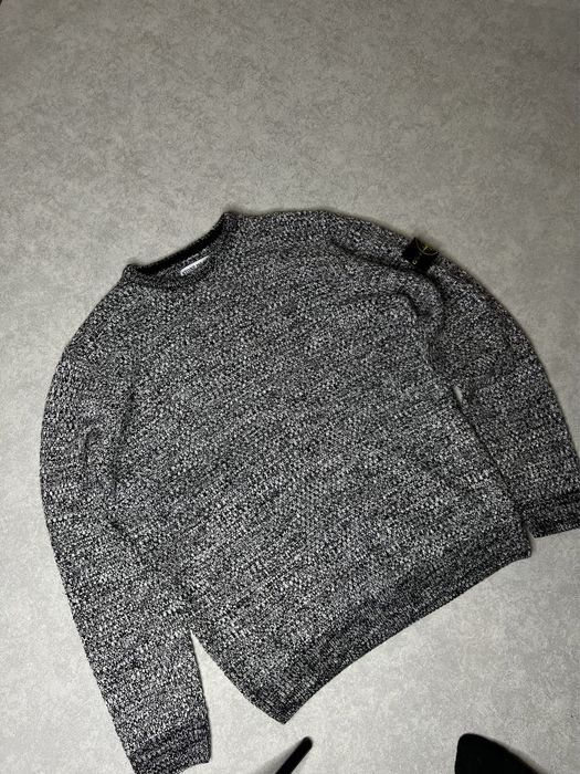 Свитер вязаный кофта Stone Island Винтаж оригинал размер L