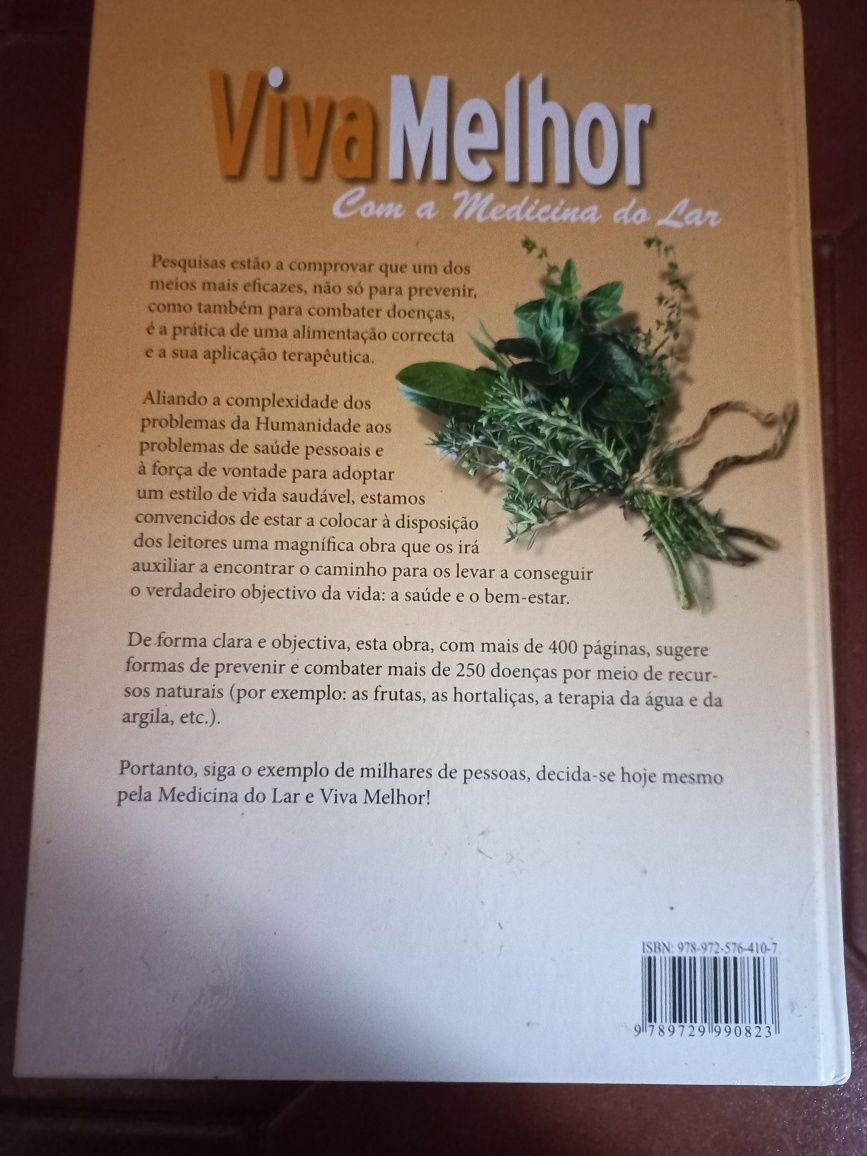 Livro novo Viva Melhor com a Medicina do Lar