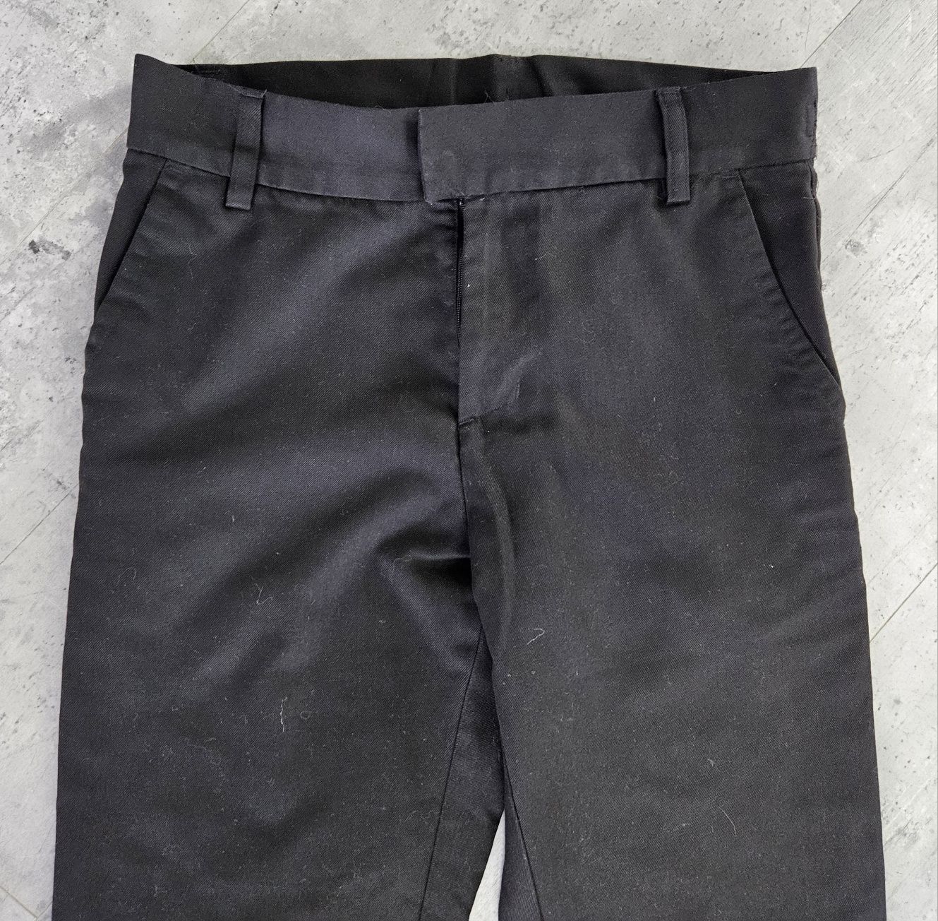 Czarne proste spodnie 164 XS