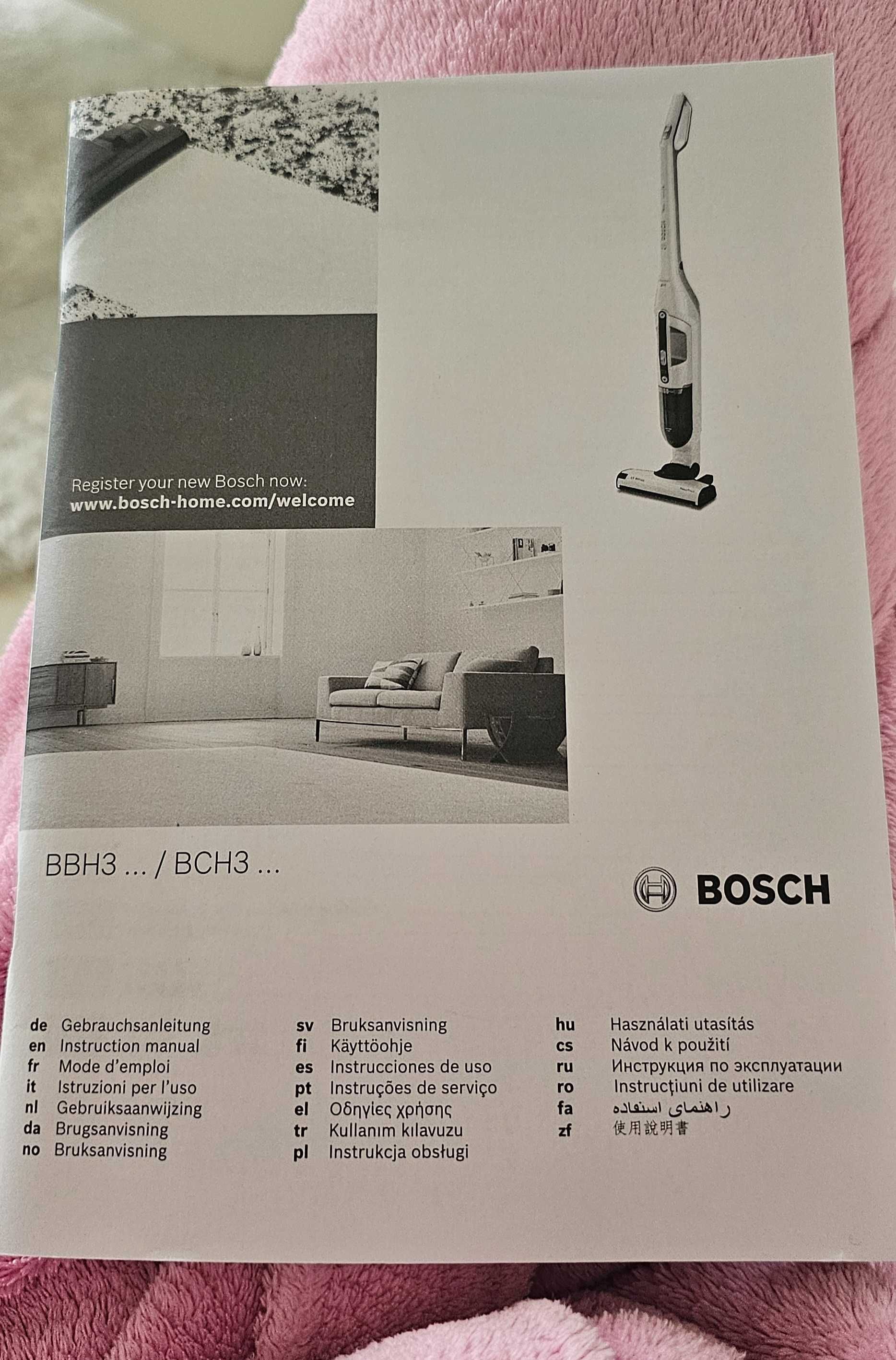 Odkurzacz pionowy bezprzewodowy BOSCH BCH3