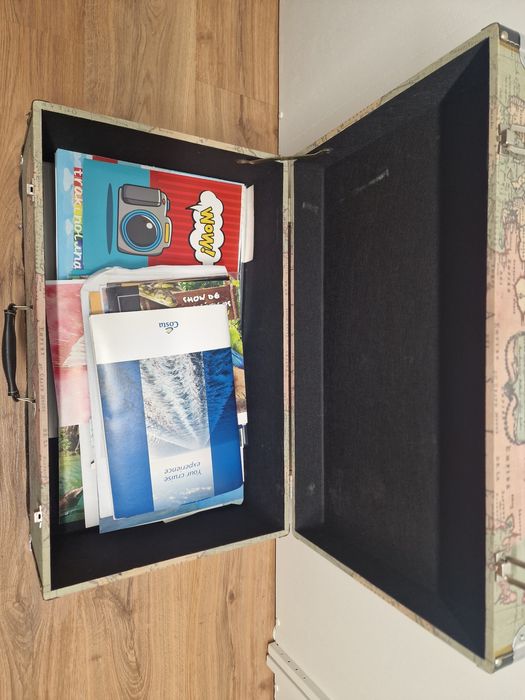 Conjunto de 2 malas decorativas gato preto com arrumação vintage