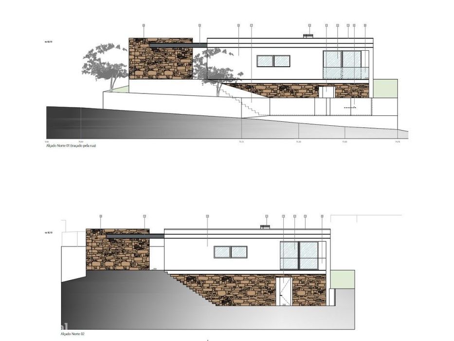 Terreno com projeto arquitetura aprovado em Perre - Viana do Castelo