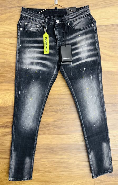Dsquared spodnie jeansowe męskie