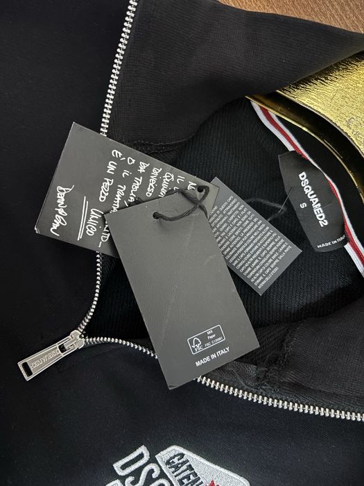 Bluza czarna dsquared2 rozmiar S