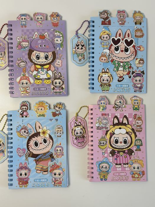 Блокнот наклейок з Лабубу