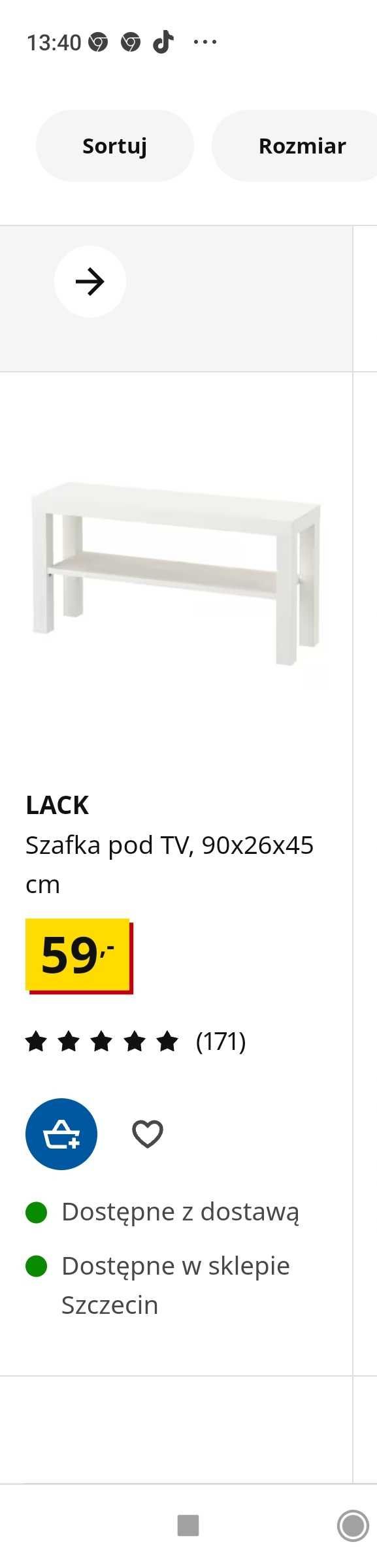 Szafka pod TV, LACK, IKEA