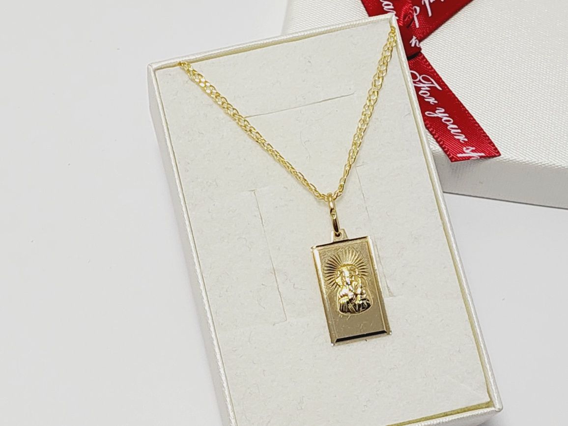 zawieszka komunia święta zloto 14k