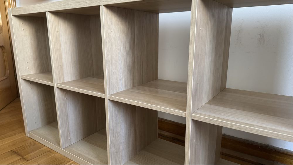 Estante KALLAX 147x77cm (efeito carvalho) IKEA