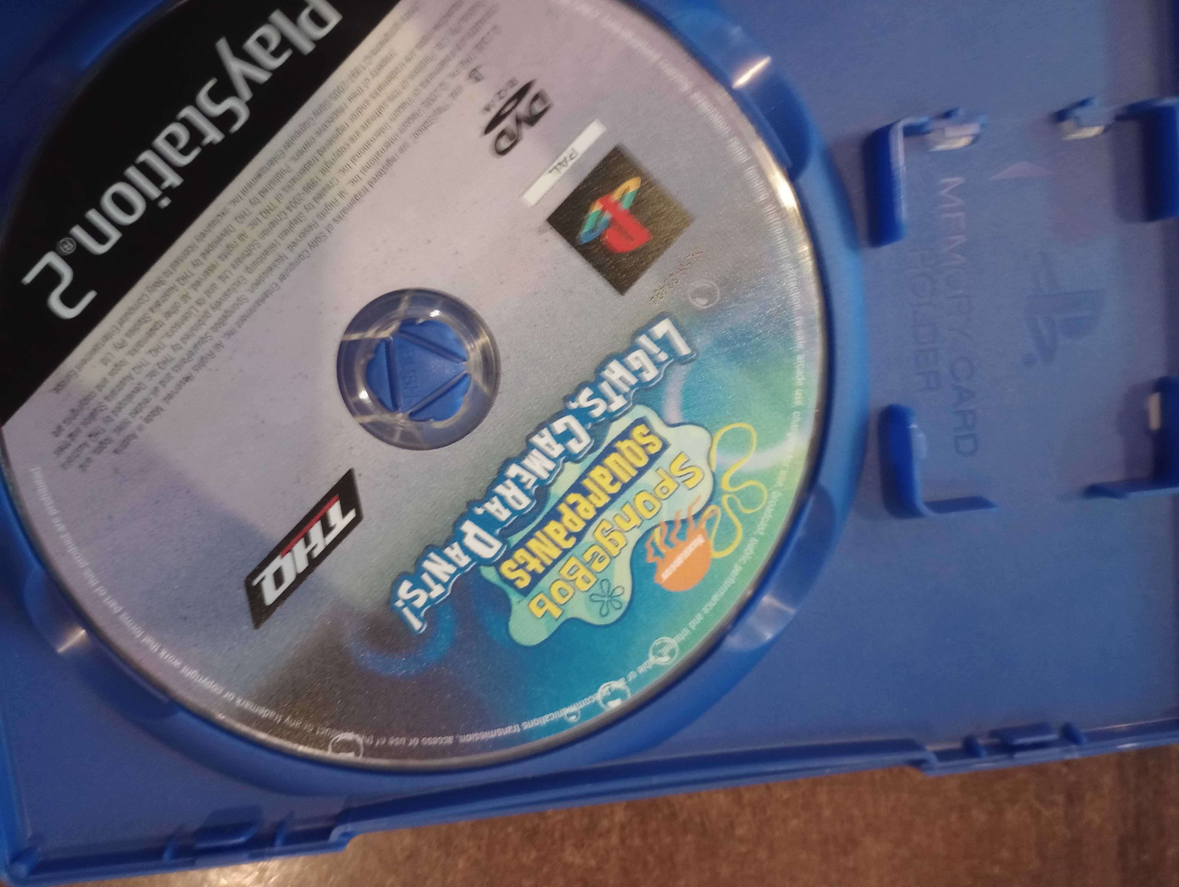 Ps2 SpongeBob Squarepants Lights, camera, pants playstation 2