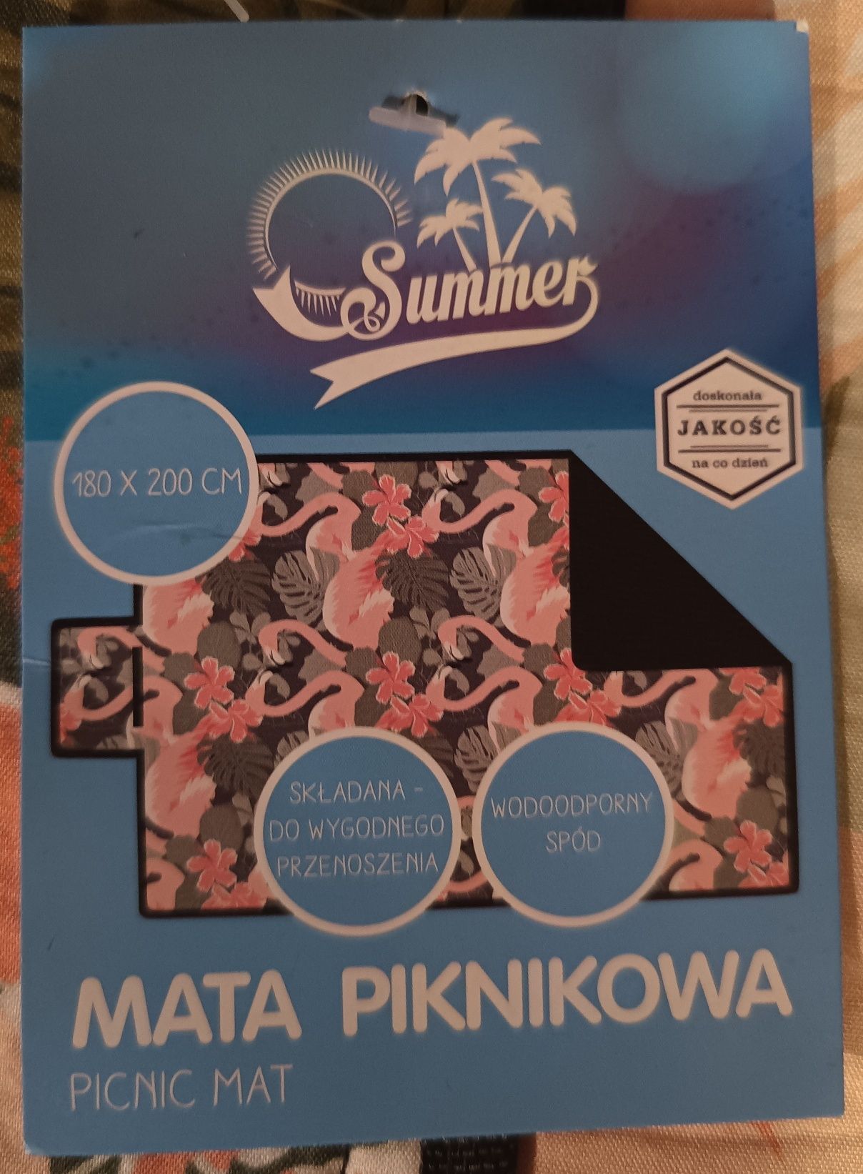 Mata piknikowa plażowa różne wzory 180 x 200 cm  dla dzieci NOWA