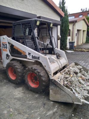 Gruz ziemia wywóz big bag HDS bobcat