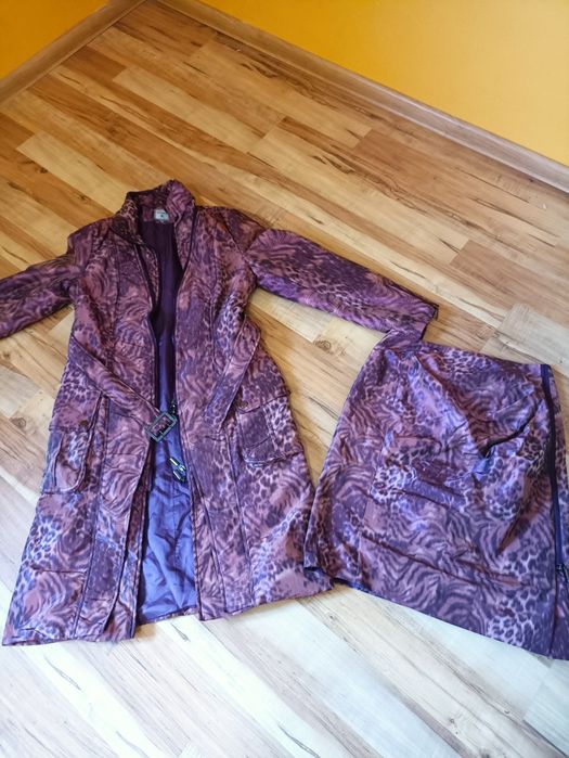 Monnari zestaw płaszcz i spódnica rozm.40