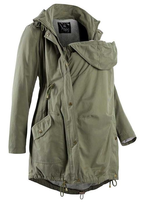 Parka ciążowa z wstawką na nosidełko niemowlęce 46 lub 48 nowa