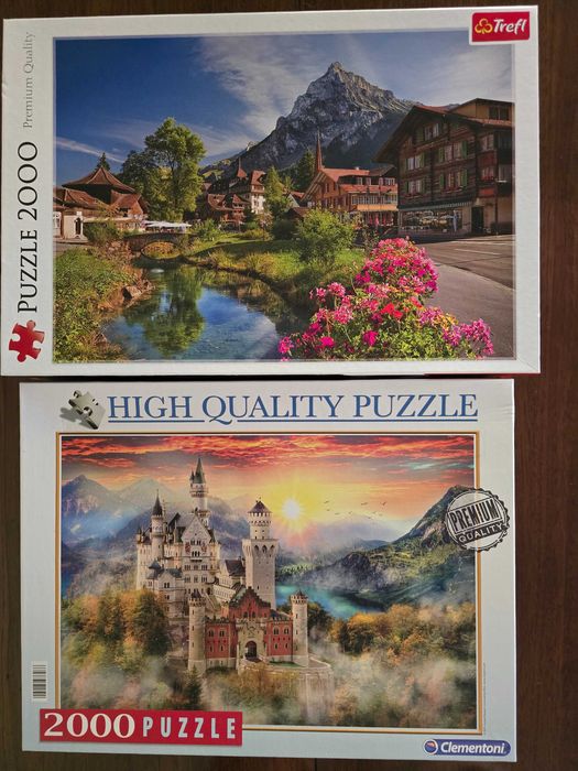 11  Varied jigsaws between 1000 and 2000 pieces.