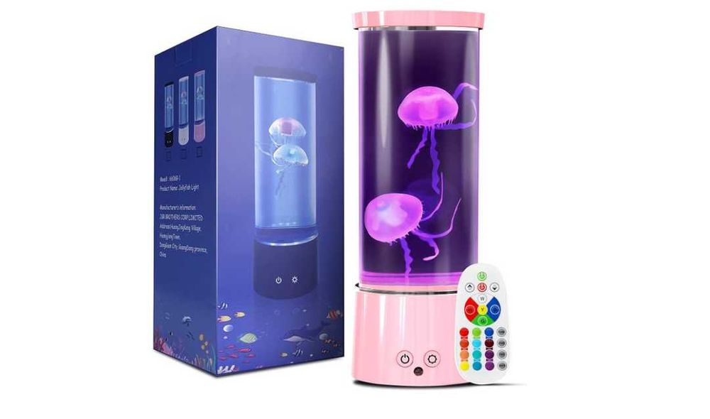 Lampka LED  nocna z meduzami JELLYFISH