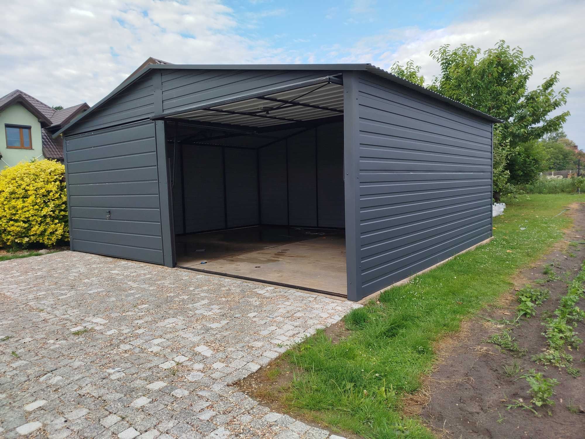 Garaż 6x5 Dowolny kolor Ral  Panel Poziomy PROMOCJA Profil ocynk