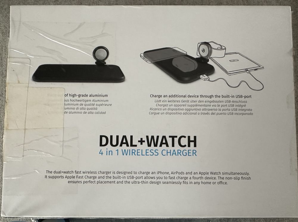 Zens Dual Watch 4w1 Ładowarka Bezprzewodowa Qi