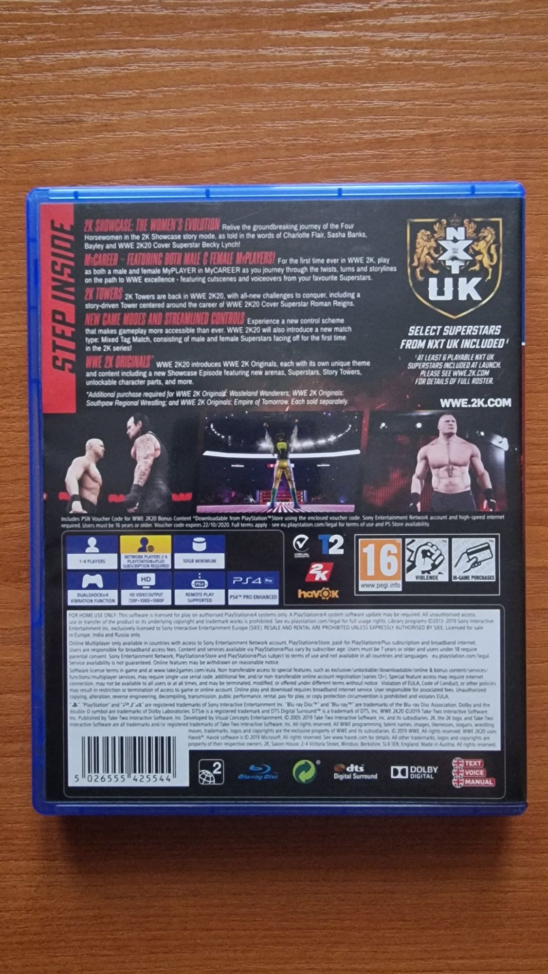 Gra W2K20 WWE 2020 na PS4