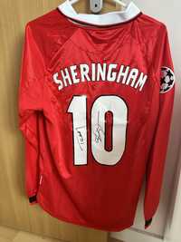 Teddy Sheringham autograf Manchester United prezent